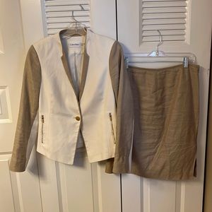 Calvin Klein suit coat and skirt outfit - size 10